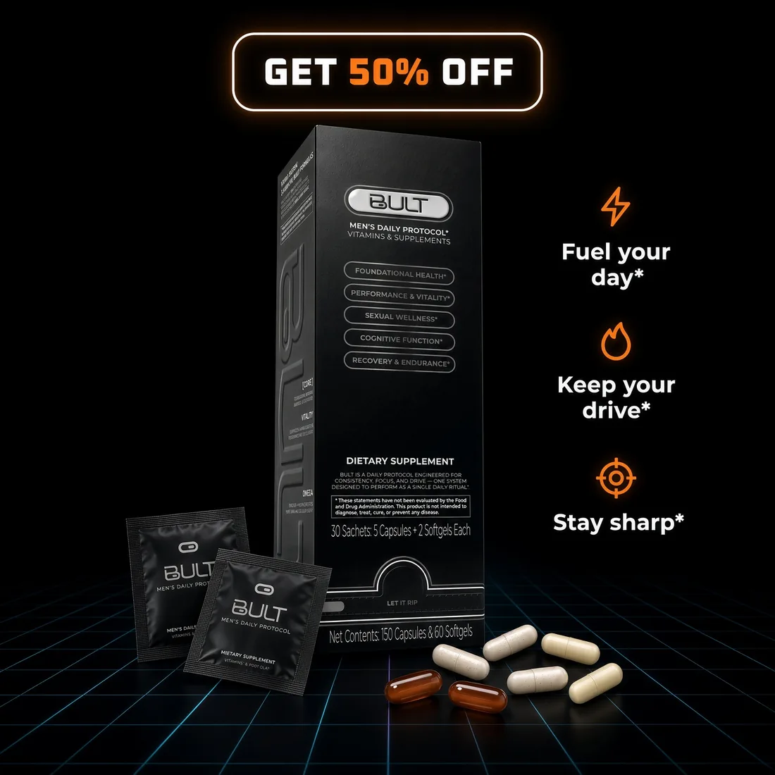 Fuel your day, keep your drive, stay sharp