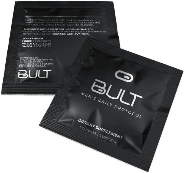 Two BULT daily pouches