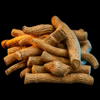 Dried ashwagandha roots